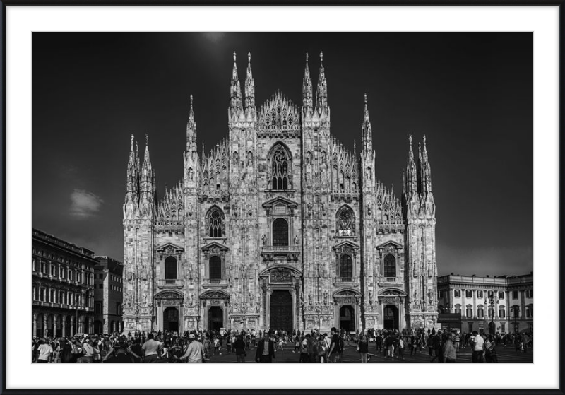 Milan Duomo - B&W