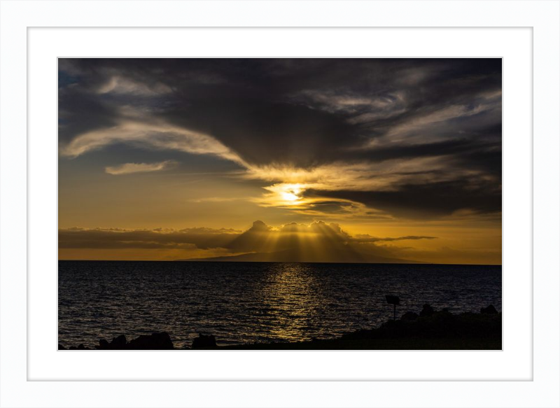 Golden Sunset in Maui