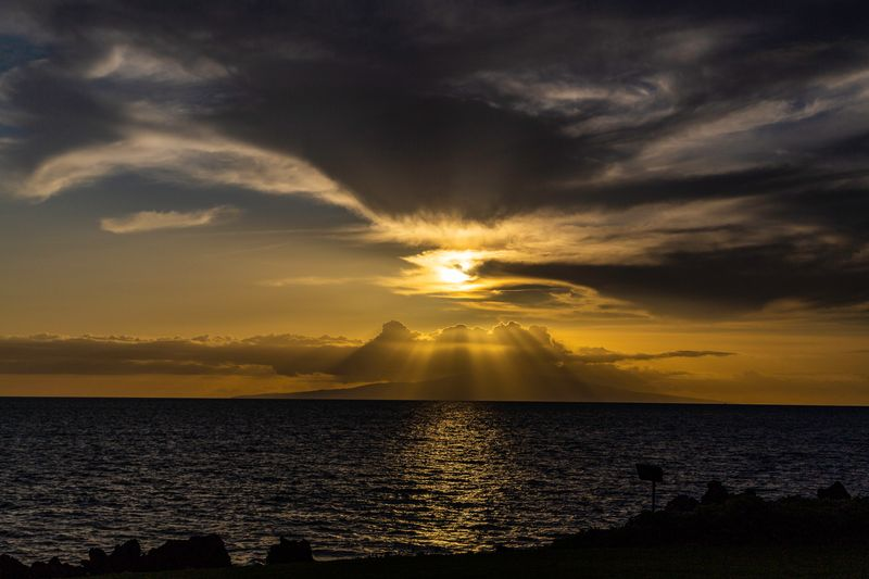 Golden Sunset in Maui