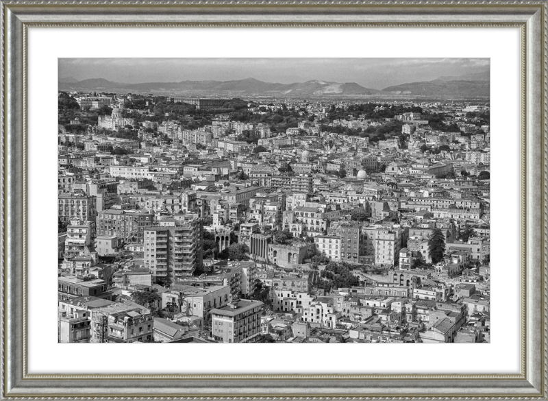 Naples from Castel Nuovo - B&W