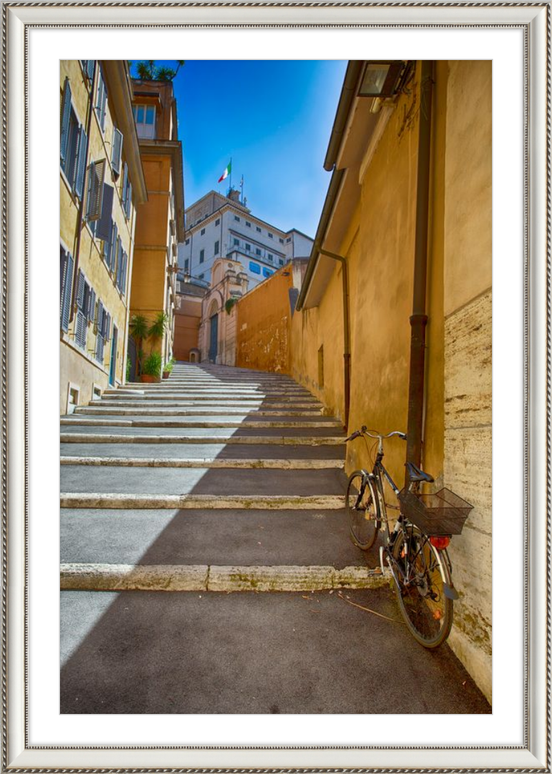 Bicycle on the Stairs