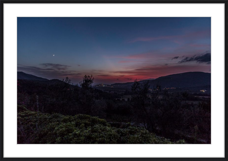 Dusk in Tuscany