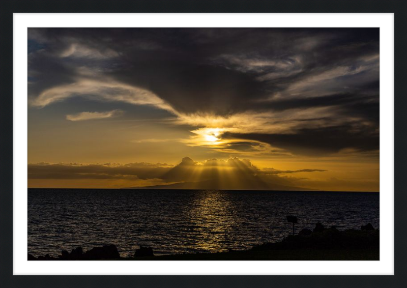Golden Sunset in Maui