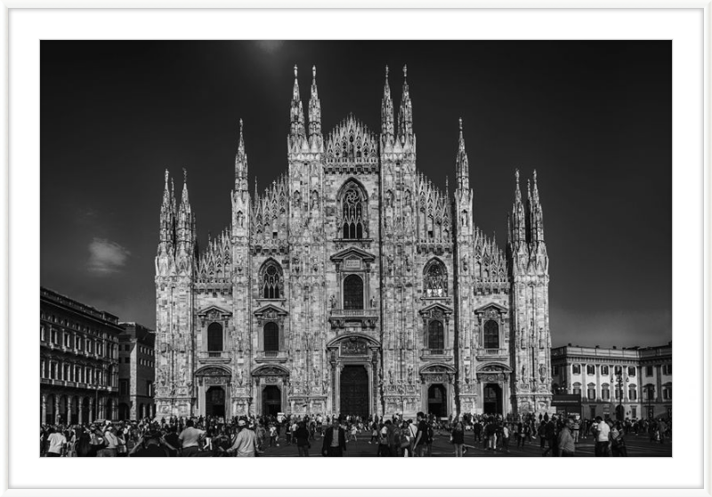 Milan Duomo - B&W