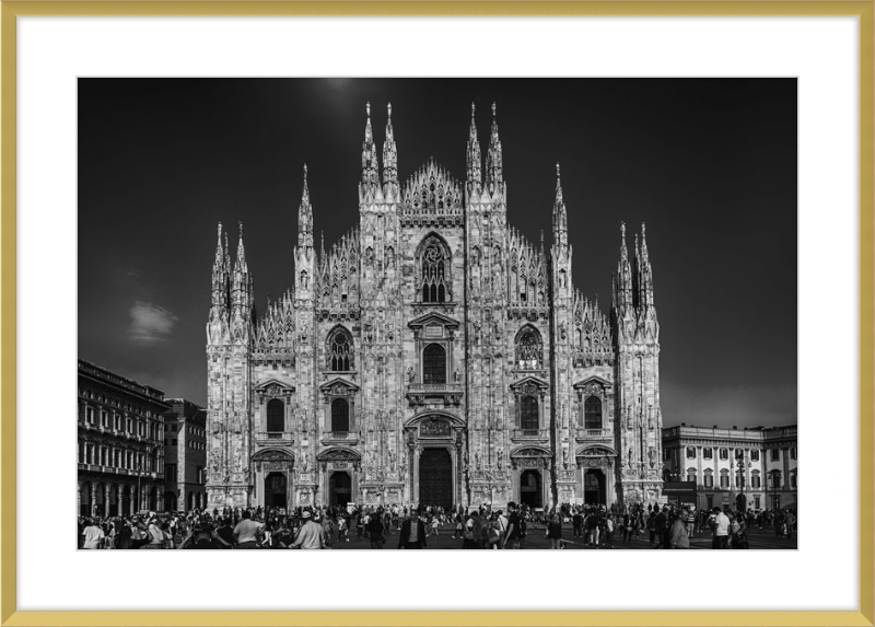 Milan Duomo - B&W