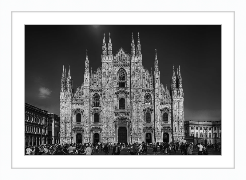 Milan Duomo - B&W