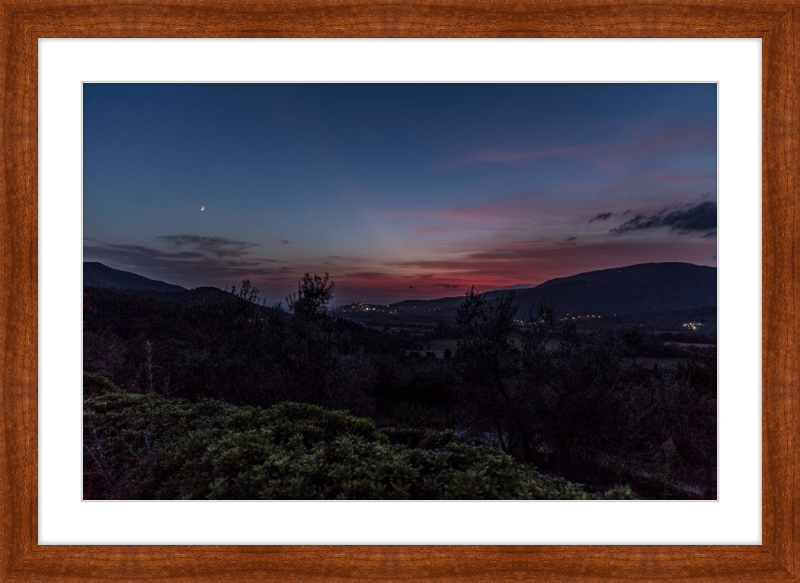 Dusk in Tuscany