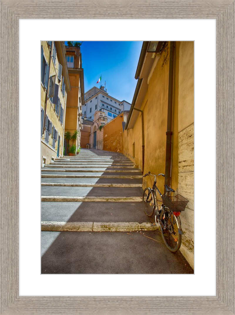 Bicycle on the Stairs