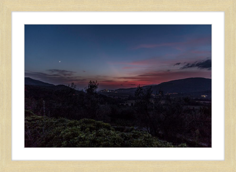 Dusk in Tuscany