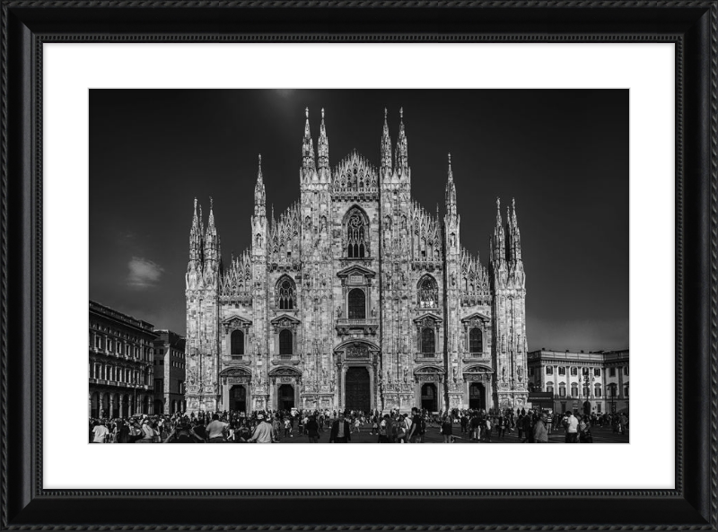 Milan Duomo - B&W