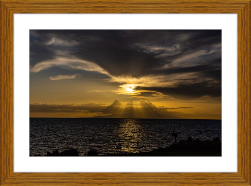Golden Sunset in Maui
