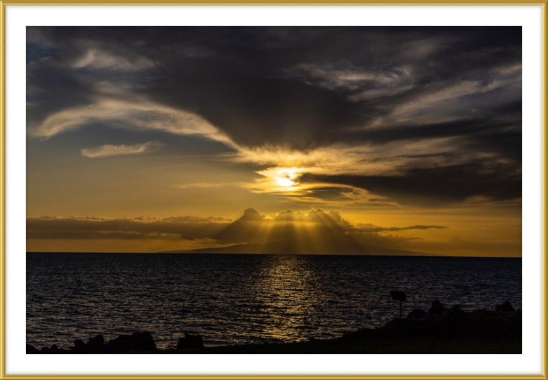 Golden Sunset in Maui
