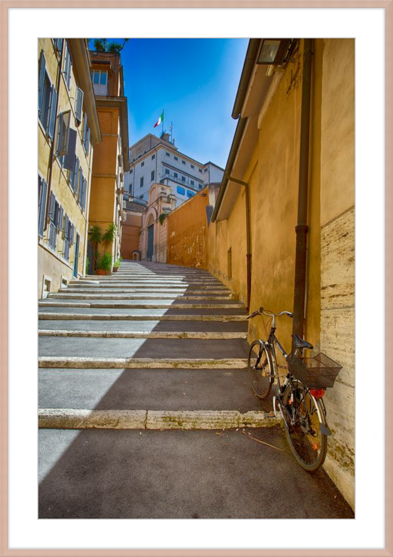 Bicycle on the Stairs