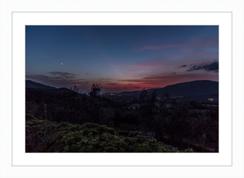 Dusk in Tuscany