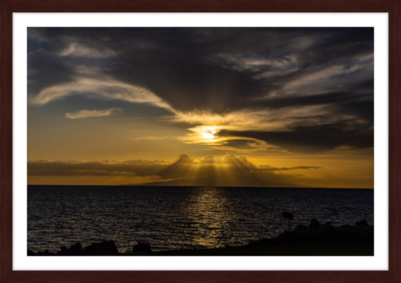 Golden Sunset in Maui