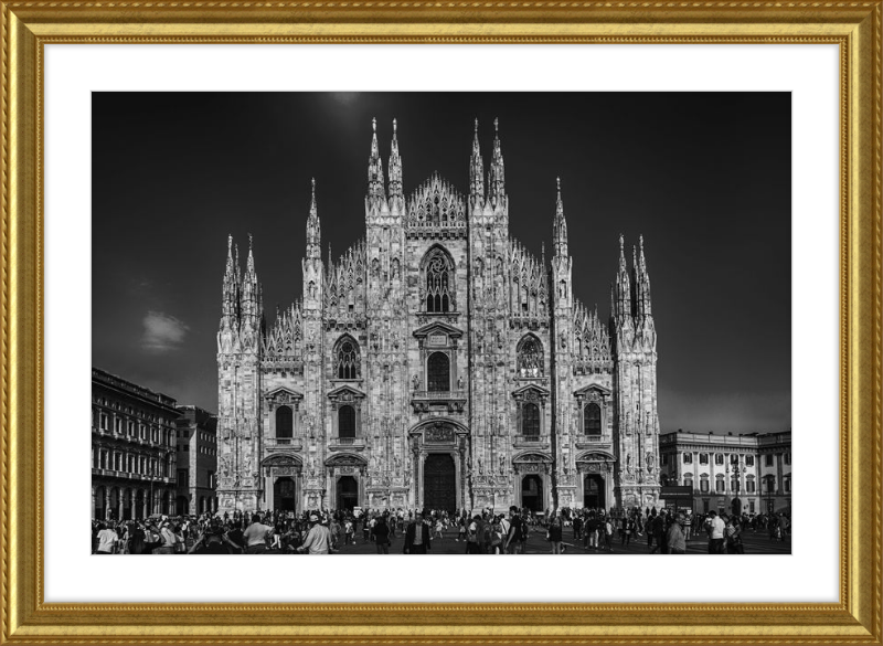 Milan Duomo - B&W