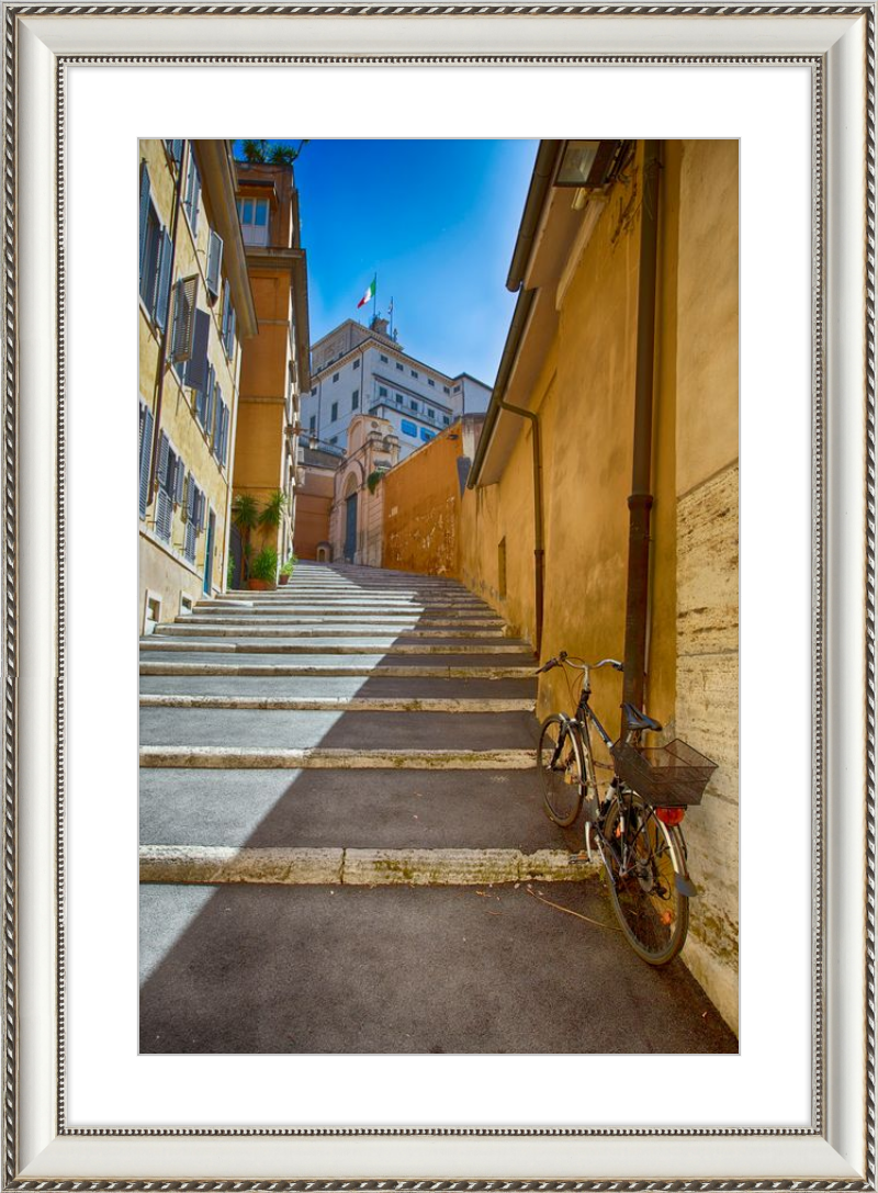 Bicycle on the Stairs