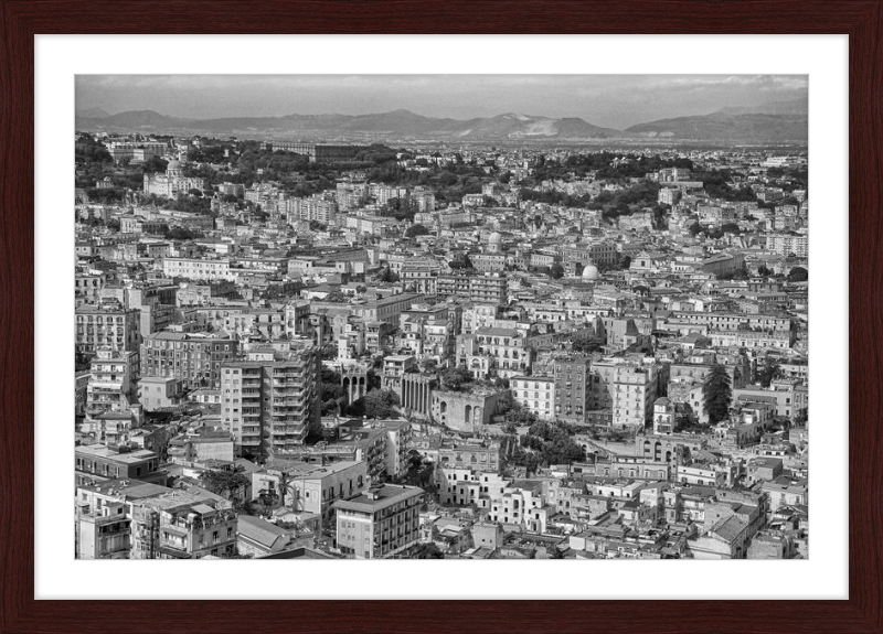 Naples from Castel Nuovo - B&W