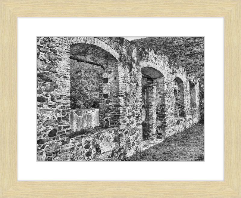 Annaberg Sugar Mill Arches - B&W
