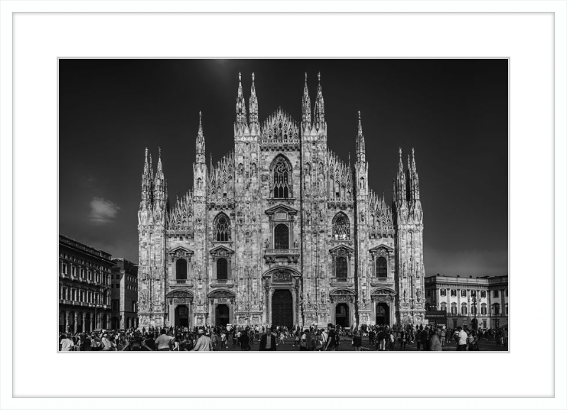 Milan Duomo - B&W
