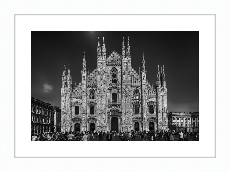 Milan Duomo - B&W