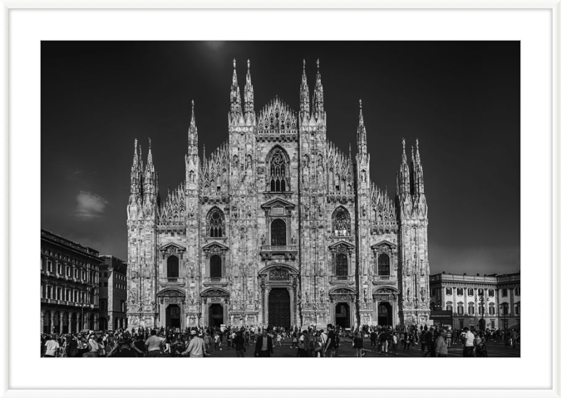 Milan Duomo - B&W