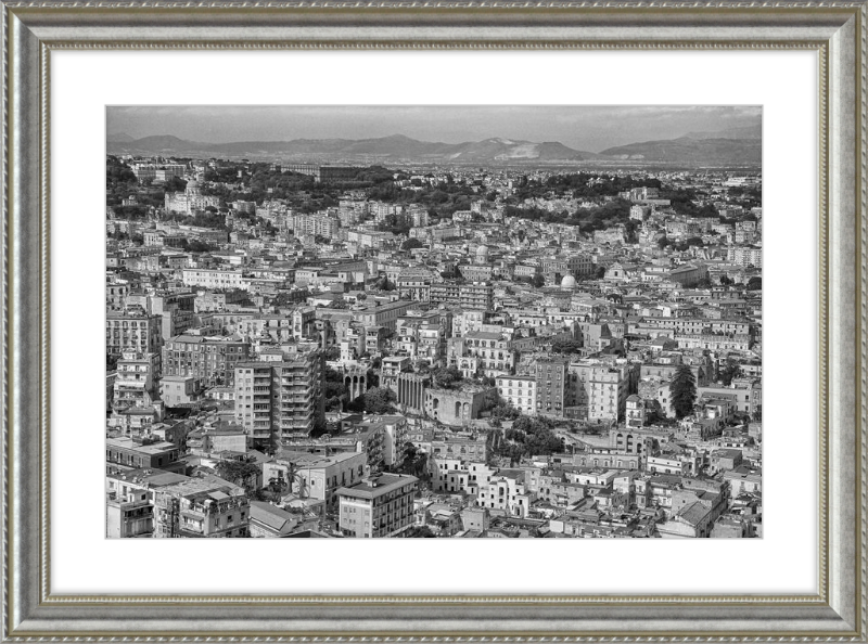 Naples from Castel Nuovo - B&W