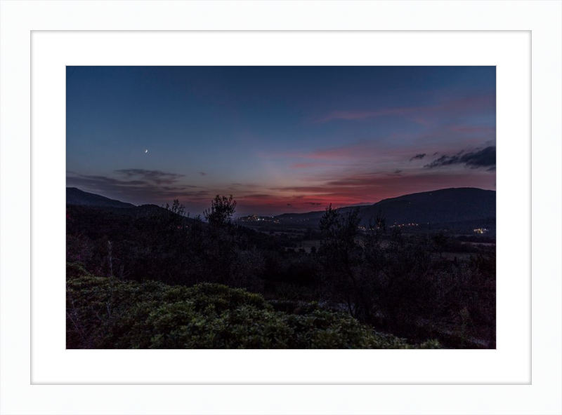 Dusk in Tuscany