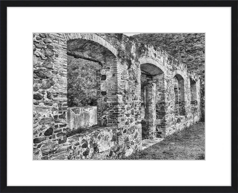 Annaberg Sugar Mill Arches - B&W