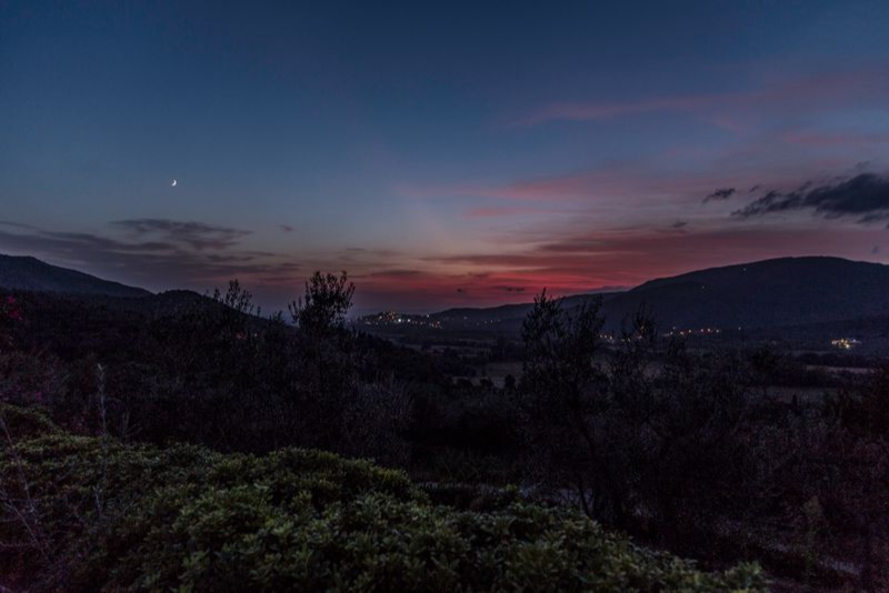Dusk in Tuscany