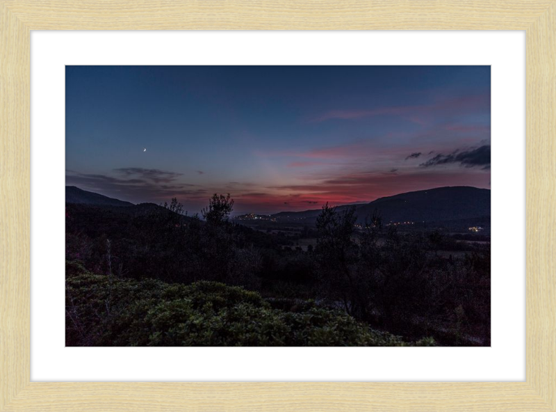 Dusk in Tuscany