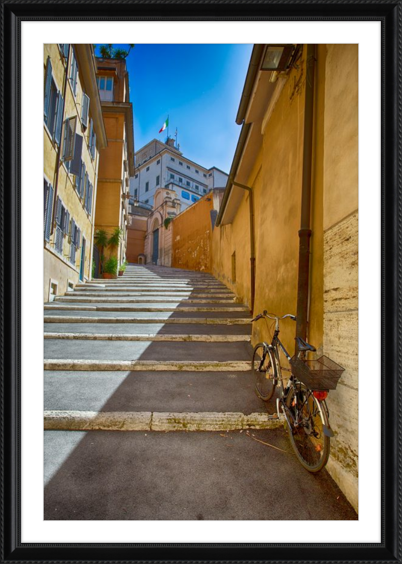 Bicycle on the Stairs
