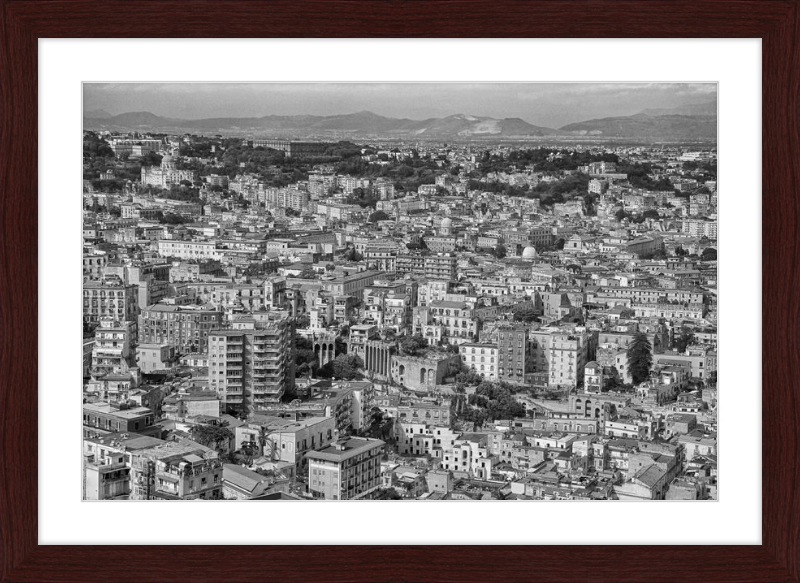 Naples from Castel Nuovo - B&W