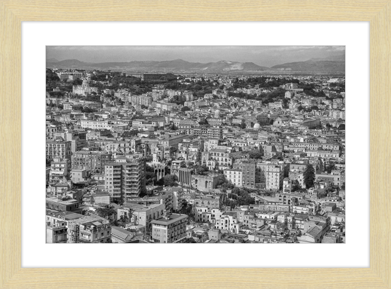 Naples from Castel Nuovo - B&W