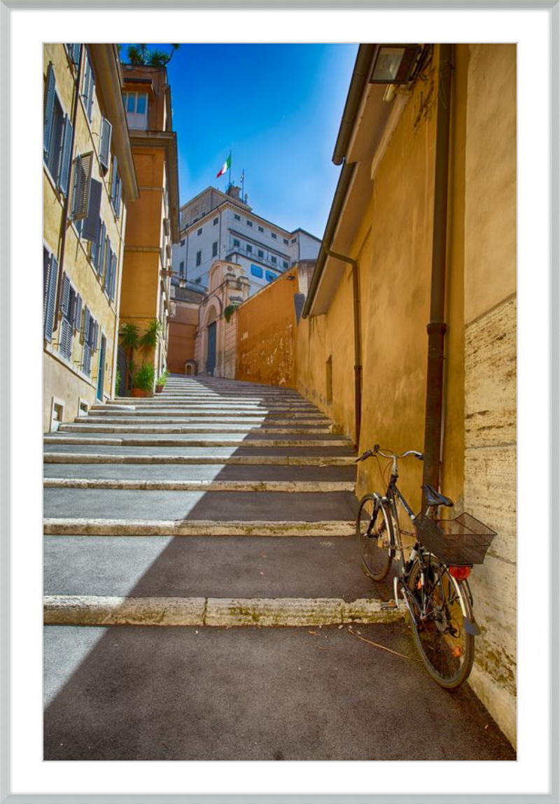 Bicycle on the Stairs