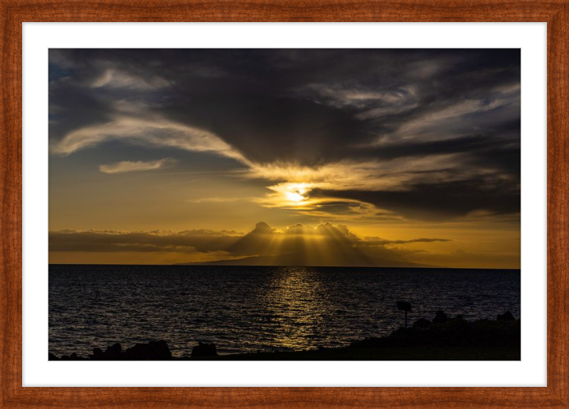 Golden Sunset in Maui