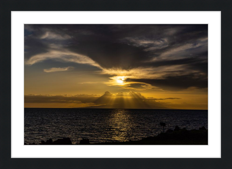 Golden Sunset in Maui