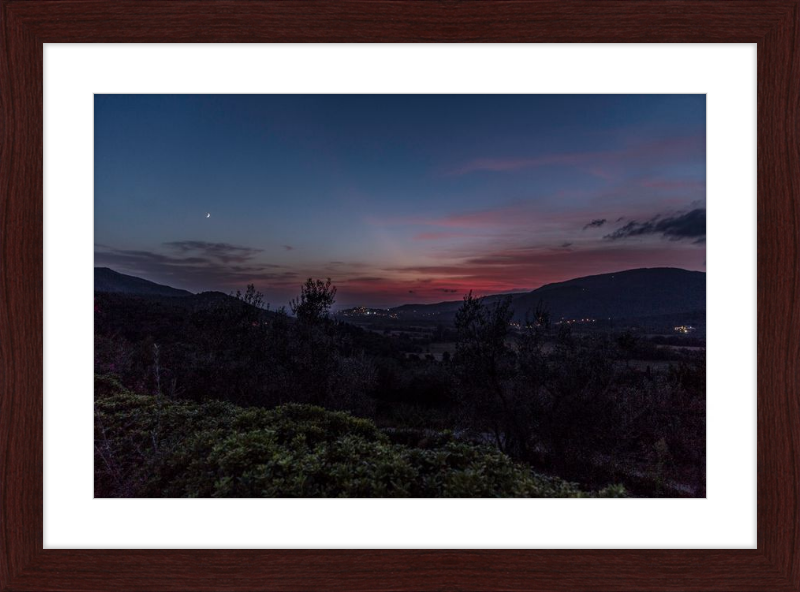 Dusk in Tuscany
