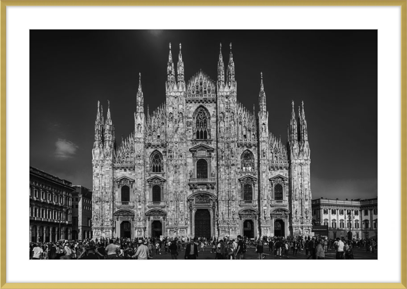 Milan Duomo - B&W