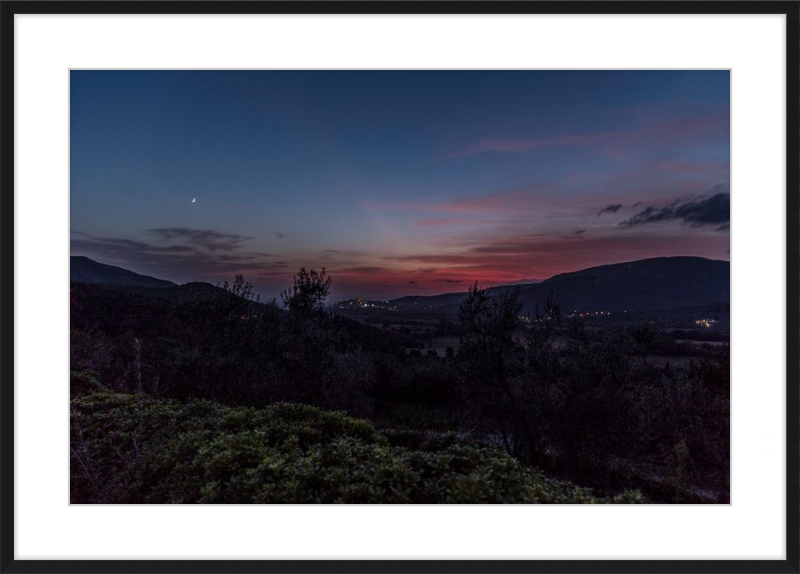 Dusk in Tuscany