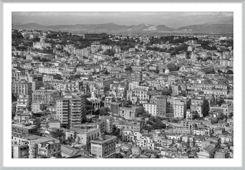 Naples from Castel Nuovo - B&W