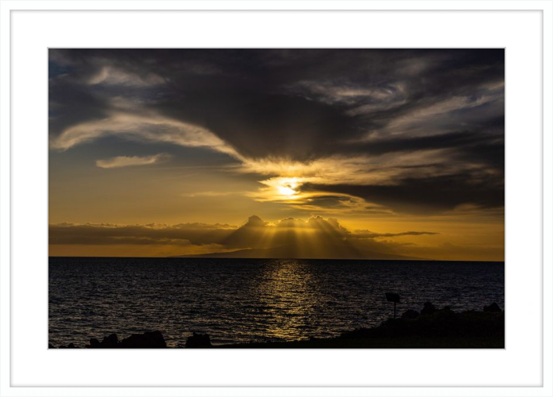 Golden Sunset in Maui
