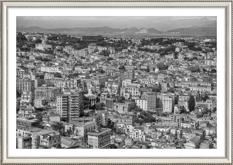 Naples from Castel Nuovo - B&W