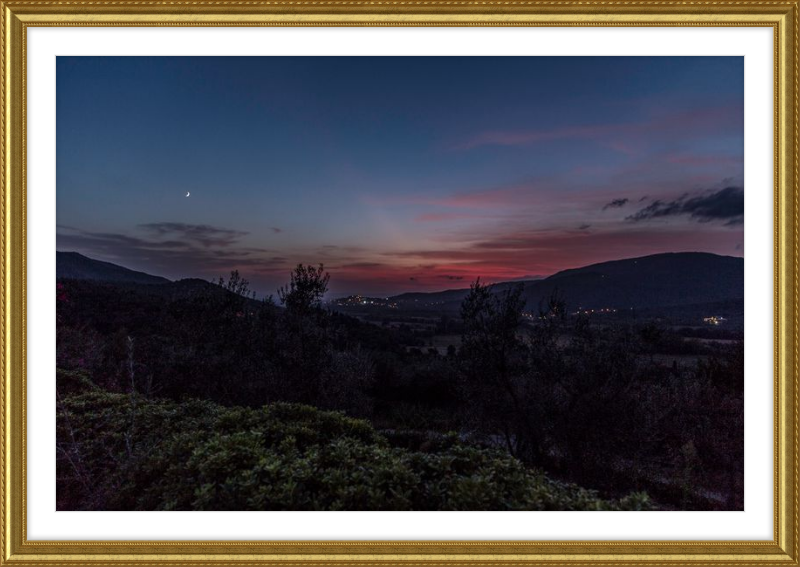 Dusk in Tuscany