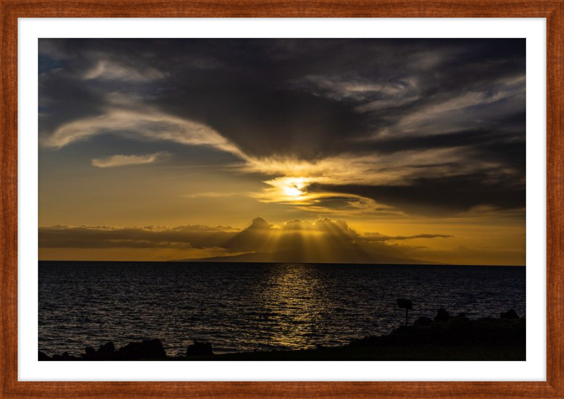 Golden Sunset in Maui