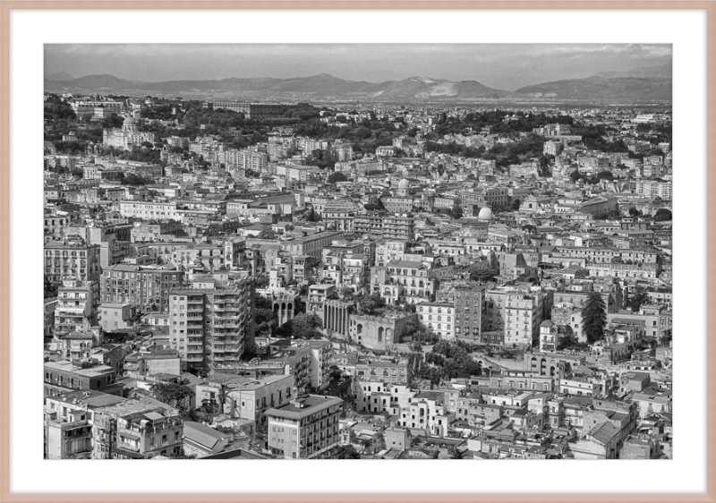 Naples from Castel Nuovo - B&W