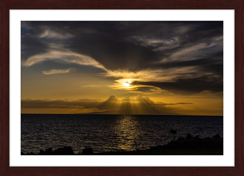 Golden Sunset in Maui