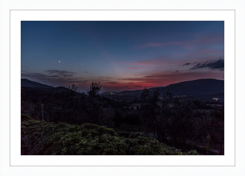 Dusk in Tuscany