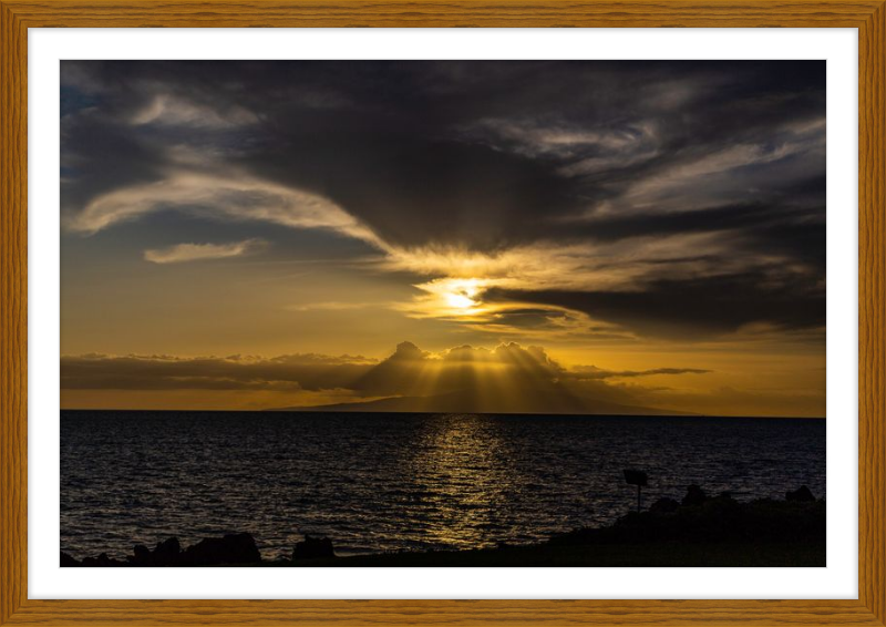 Golden Sunset in Maui