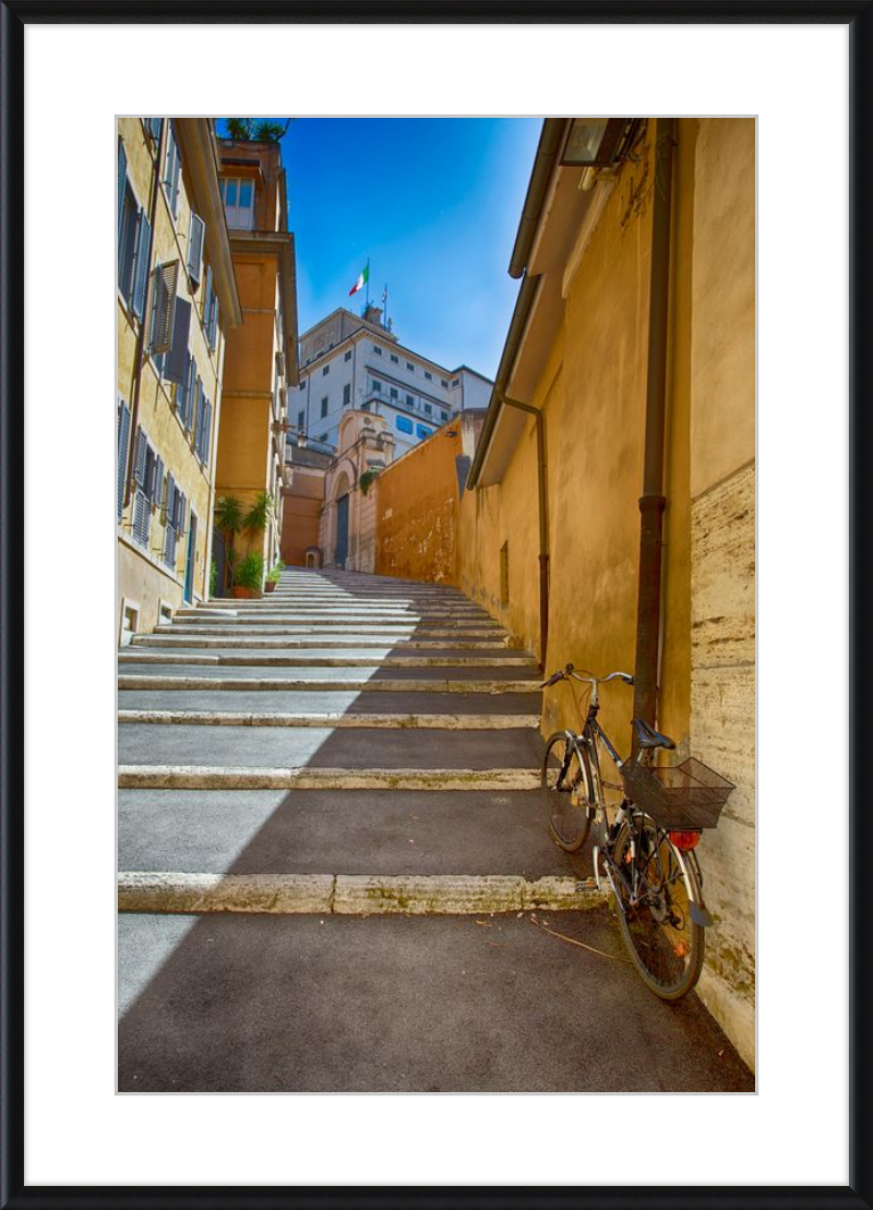 Bicycle on the Stairs